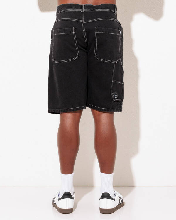 Lucid League Denim Walk Shorts for Mens