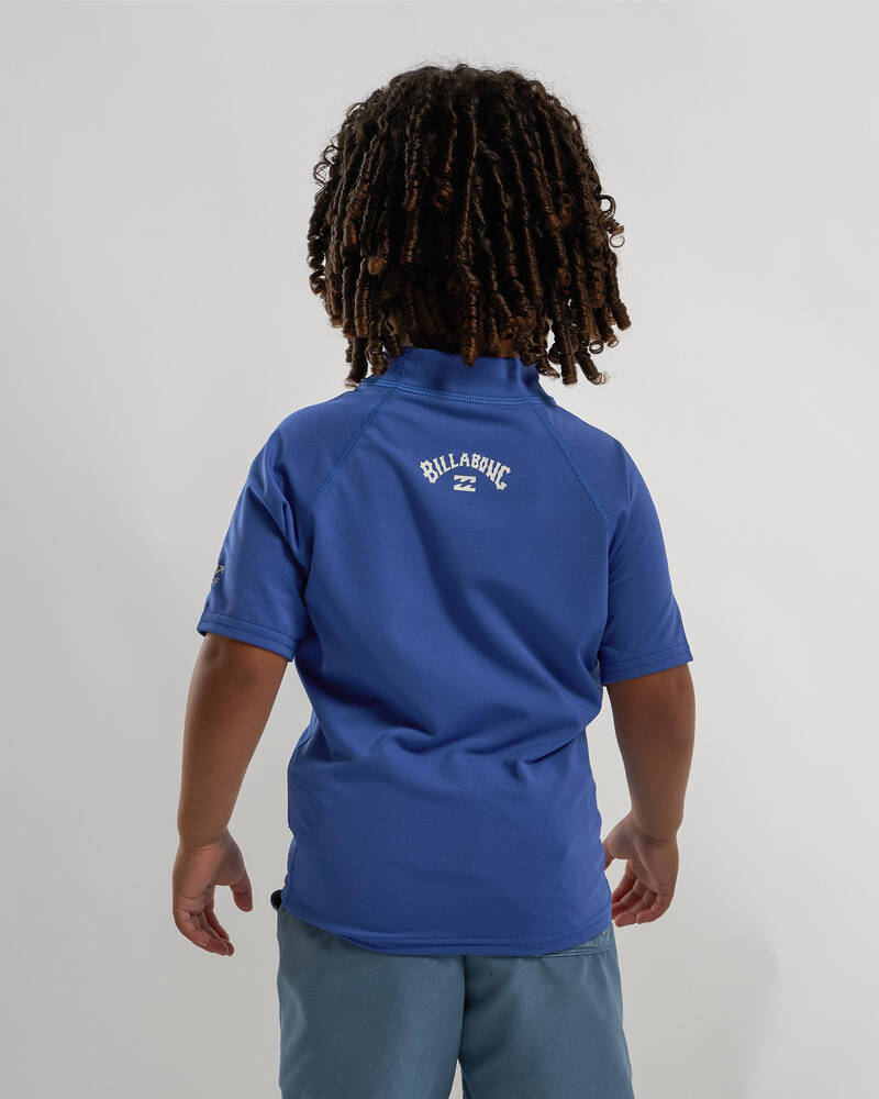 Billabong Toddlers' Groms All Day Arch Short Sleeve Wet Shirt for Mens