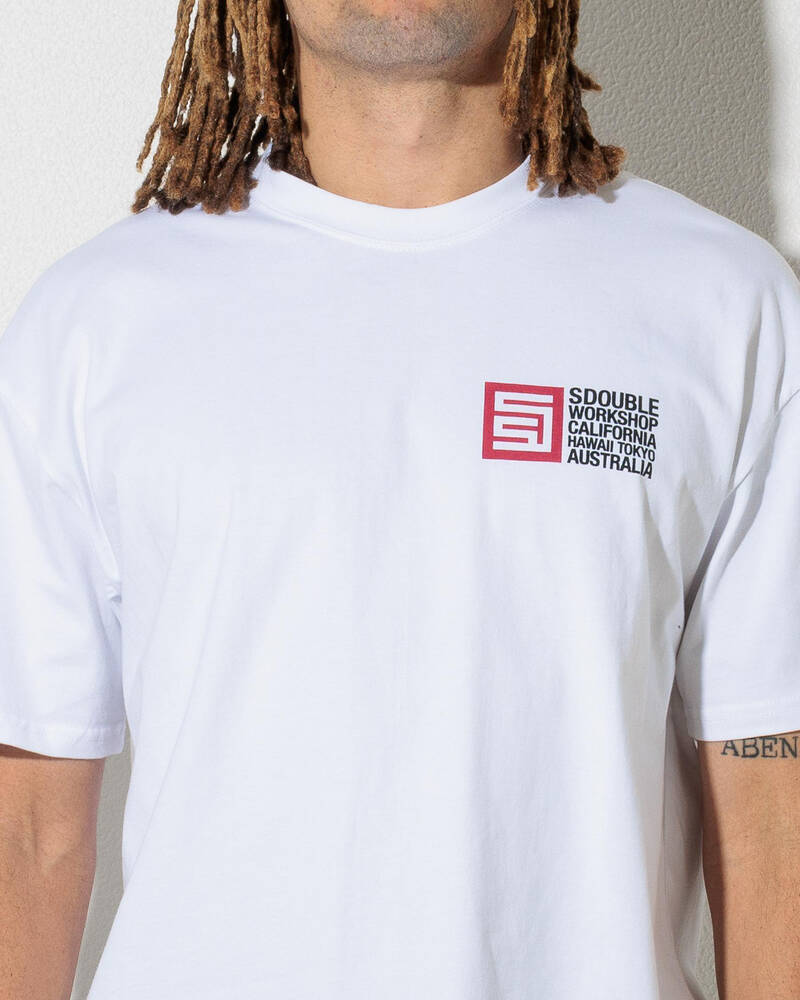 S-Double City Cube T-Shirt for Mens