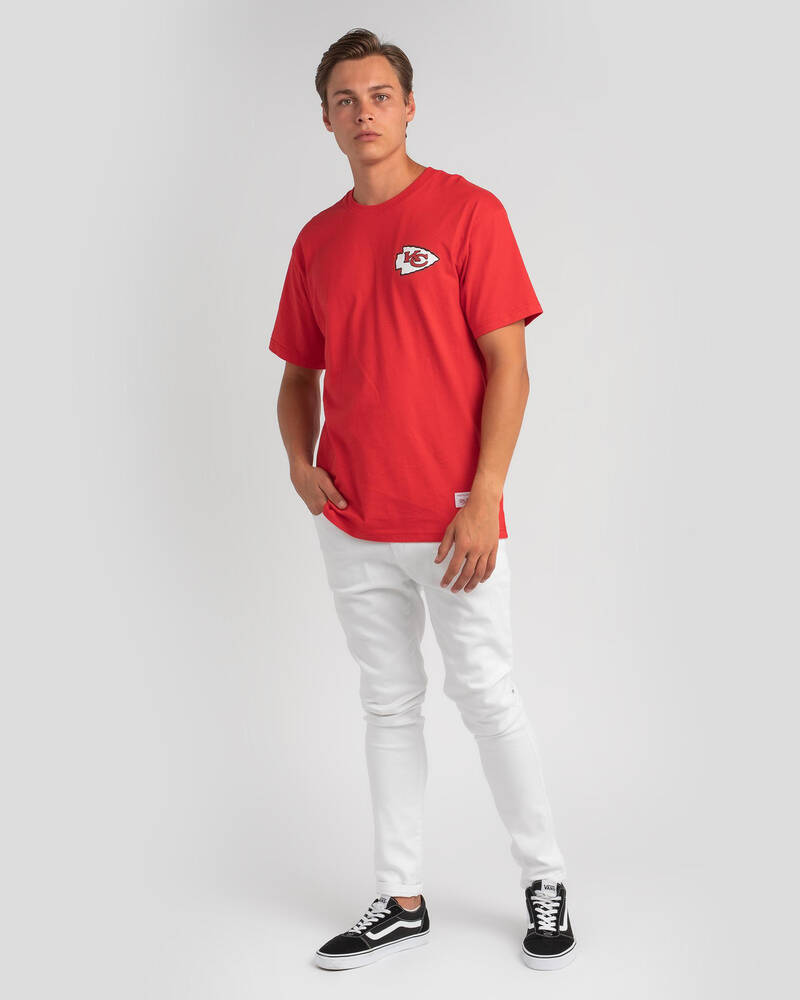 Mitchell & Ness Kansas City NFL Retro Repeat T-Shirt for Mens