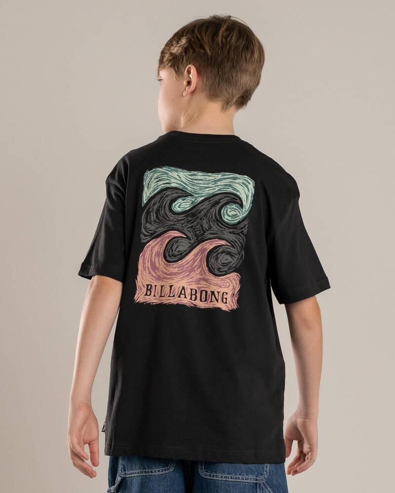 Billabong Boys' Crayon Wave T-Shirt for Mens