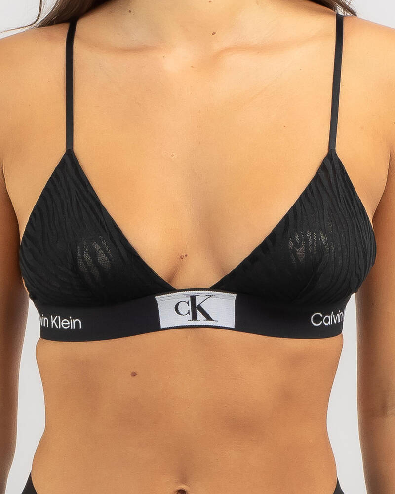 Calvin Klein Underwear Unlined Triangle Bralette for Womens
