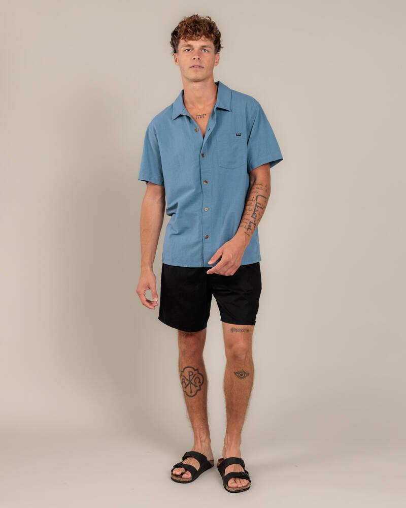 Rhythm Flag Short Sleeve Shirt for Mens