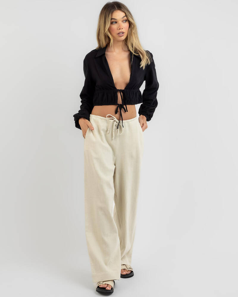 Rusty Nadia Long Sleeve Shirt for Womens