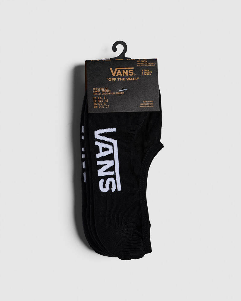 Vans Super No Show Socks 3 Pack for Womens