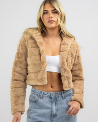 Mooloola Arna Faux Fur Jacket for Womens image number null