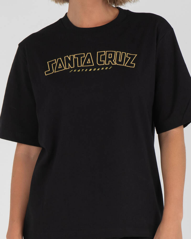 Santa Cruz Arch Strip T-Shirt for Womens