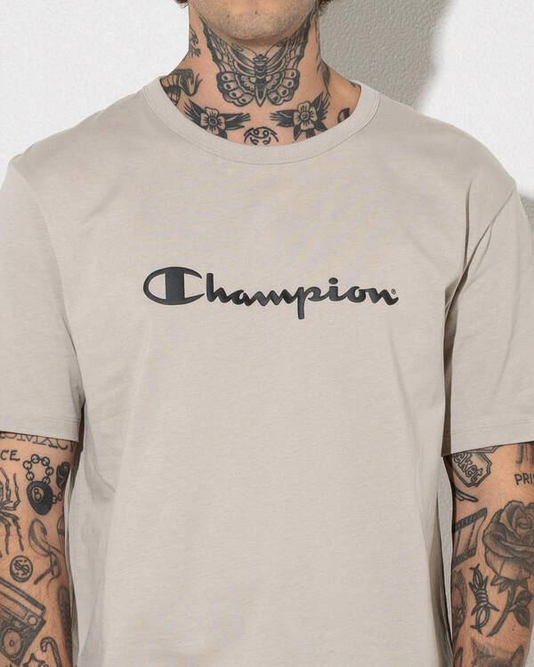 Champion Puff Script T-Shirt for Mens