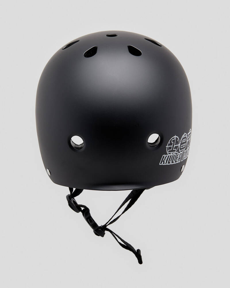 187 Killer Pads Certified Black Matte Helmet for Unisex