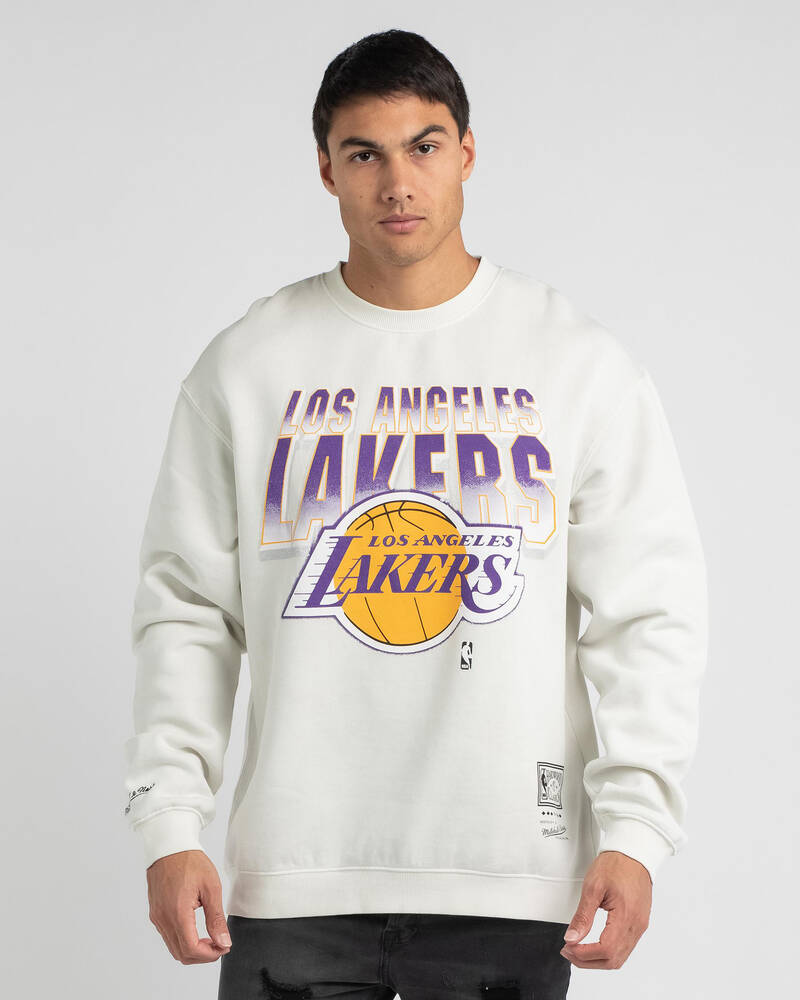 Mitchell & Ness Vintage 90s LA Lakers Crew Sweatshirt for Mens