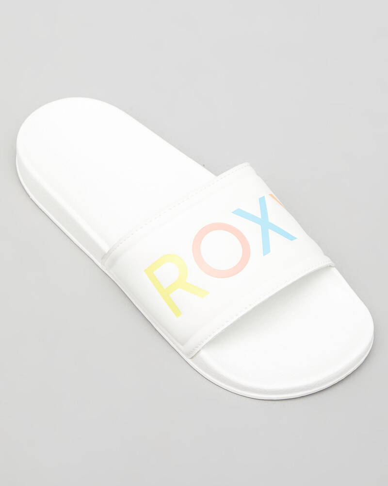 Roxy Girls' Roxy Slippy Slide Sandals for Womens