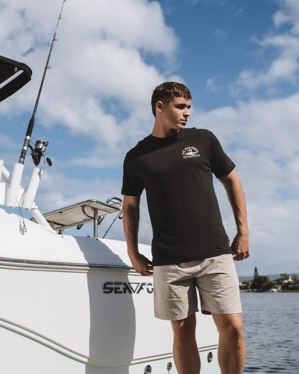 The Mad Hueys Skull Anchor Volley Shorts for Mens