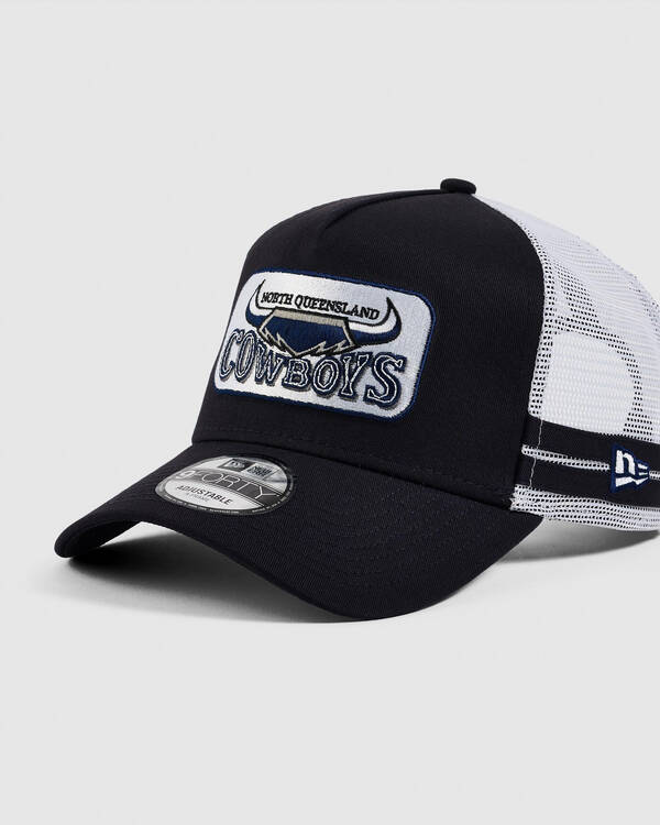 New Era Retro North Queensland Cowboys 9Forty A-Frame Trucker Cap for Mens