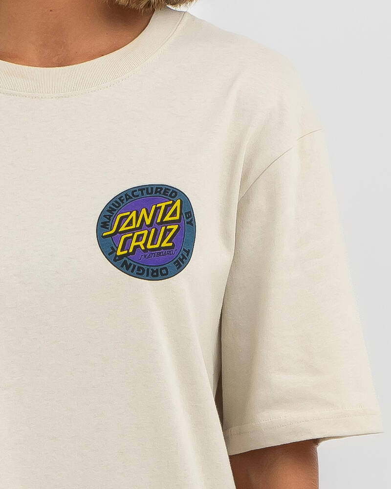 Santa Cruz MFG Dot Retro T-Shirt for Womens