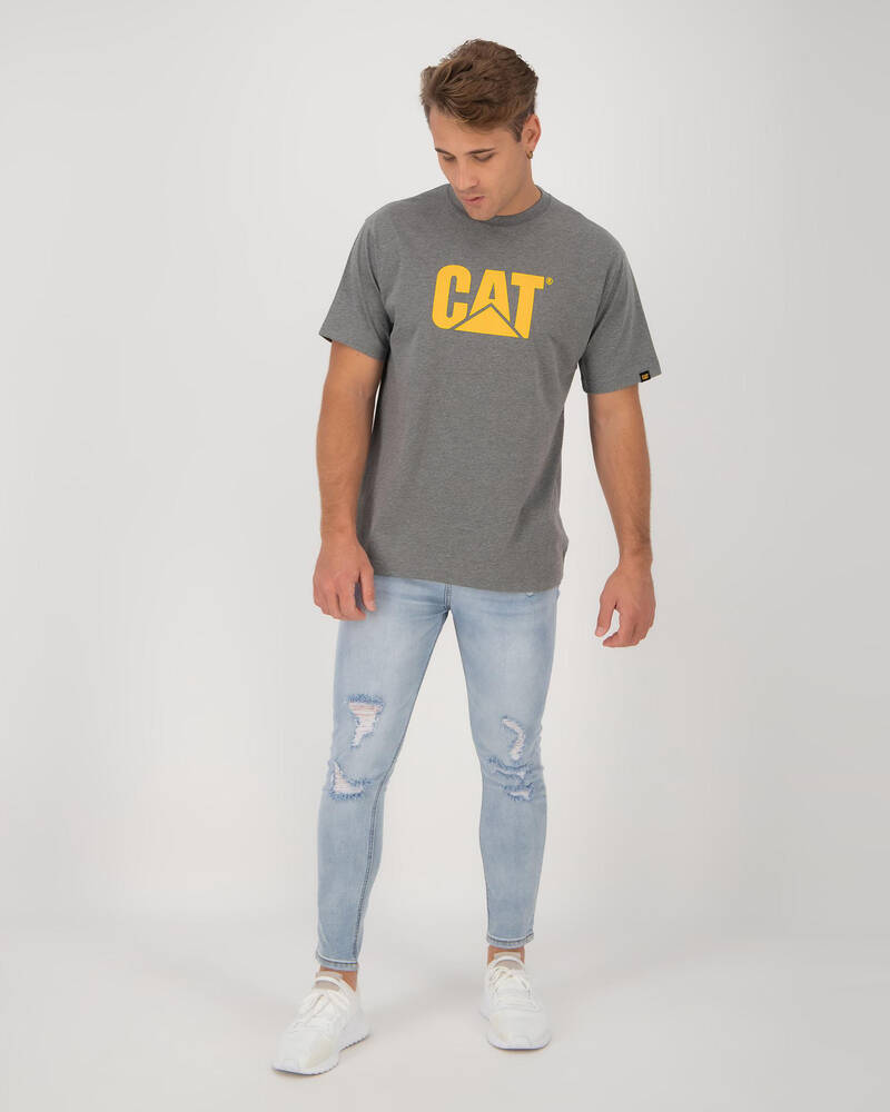 Cat TM Logo T-Shirt for Mens