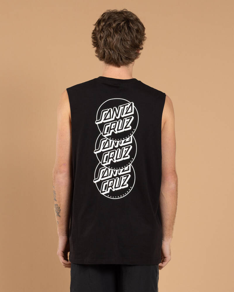 Santa Cruz Descended Dots Mono Muscle Tank for Mens
