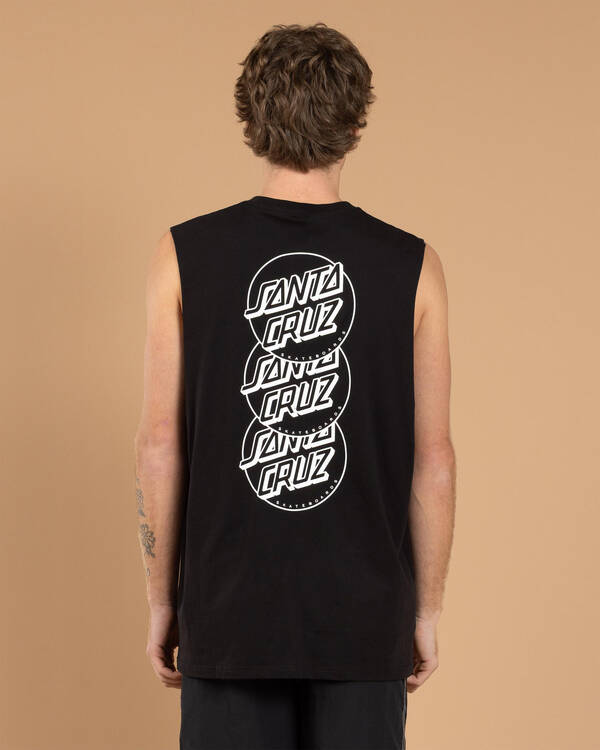 Santa Cruz Descended Dots Mono Muscle Tank for Mens