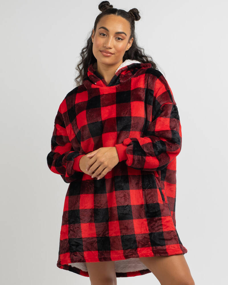 Mooloola Mountie Hooded Blanket for Womens