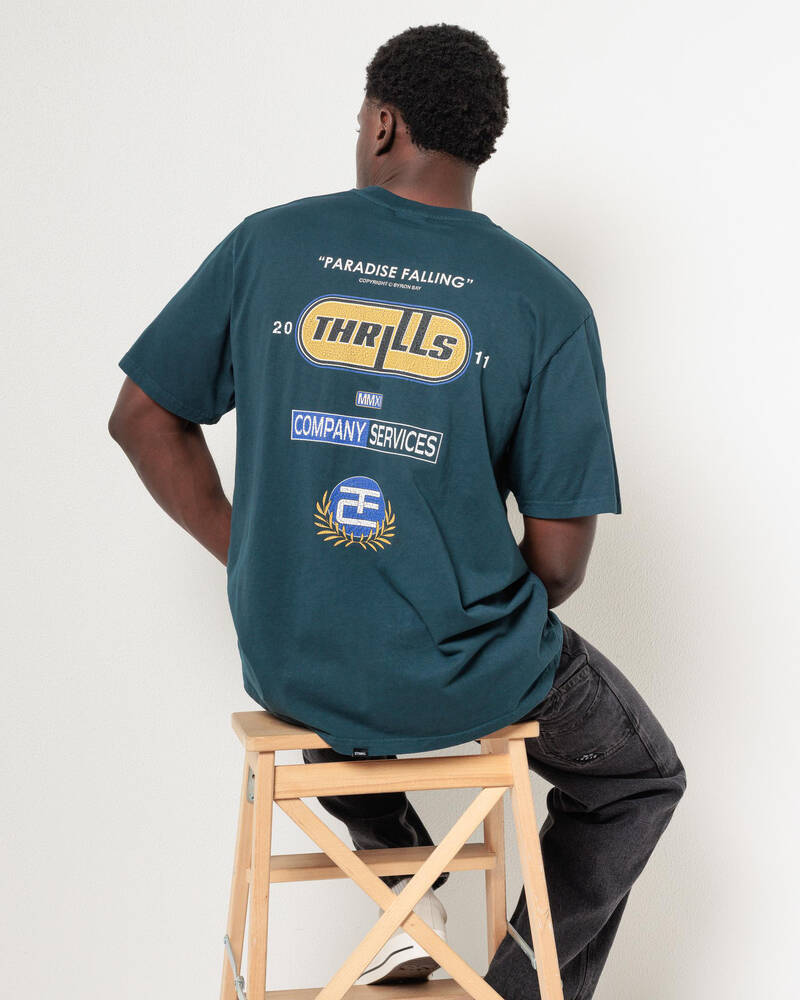Thrills Paradise Falling T-Shirt for Mens