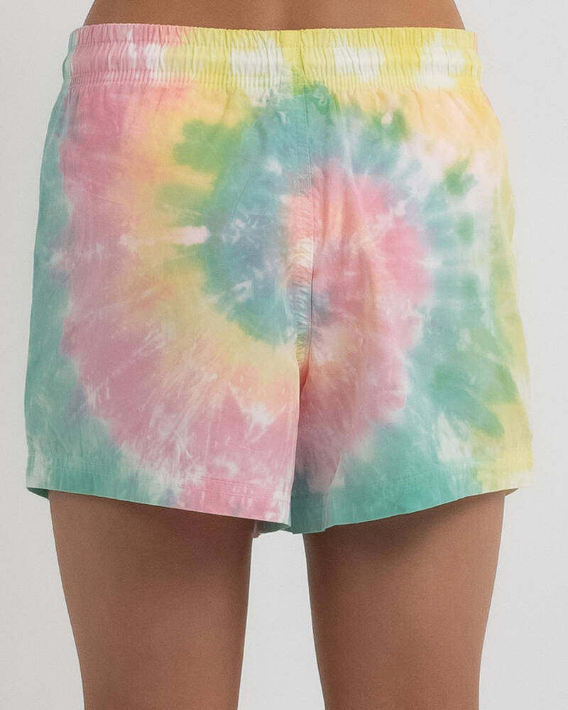 Santa Cruz Girls' Tie Dye Dot Board shorts for Womens