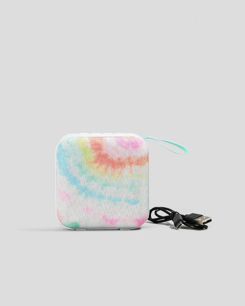 Sunnylife Tie Dye Portable Travel Speaker for Unisex