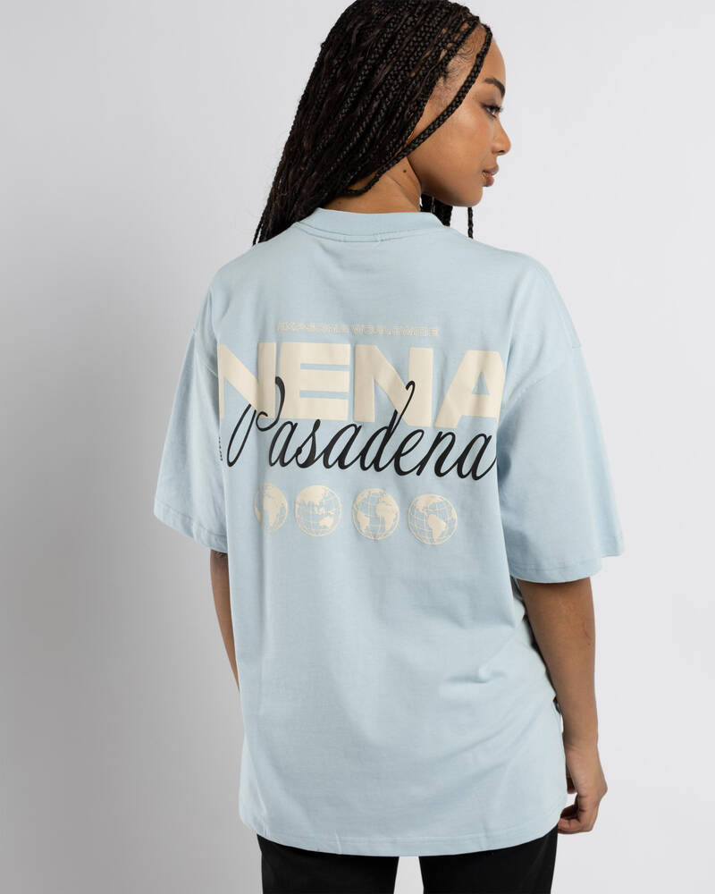 Nena & Pasadena Worldwide Heavy Street T-Shirt for Womens