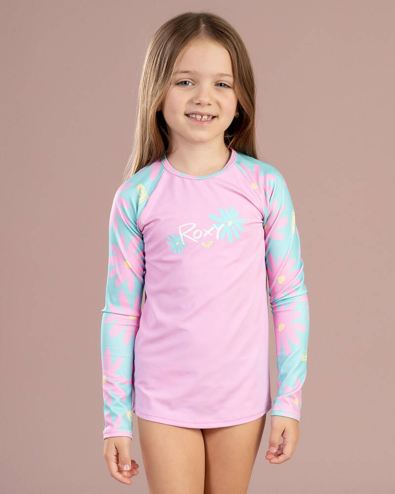 Roxy Toddlers' Marguerite Long Sleeve Rash Vest Set for Womens