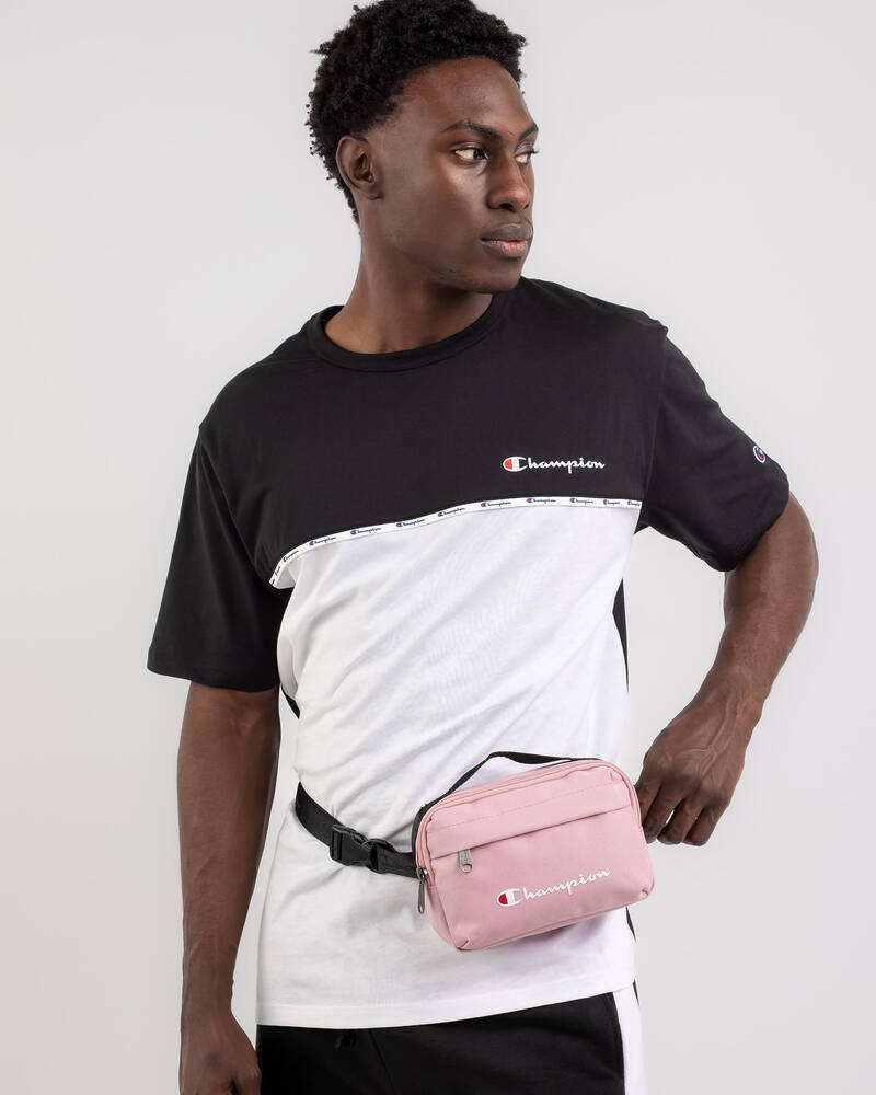 Shop Champion Waist Bag In Peculiar Pink Fast Shipping & Easy Returns