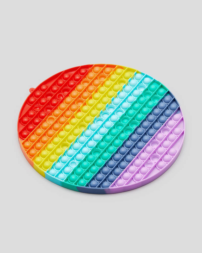 Get It Now Large Rainbow Pop It Toy In Assorted Fast Shipping & Easy
