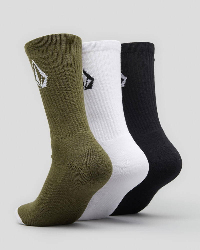 Volcom Full Stone Socks 3 Pack for Mens