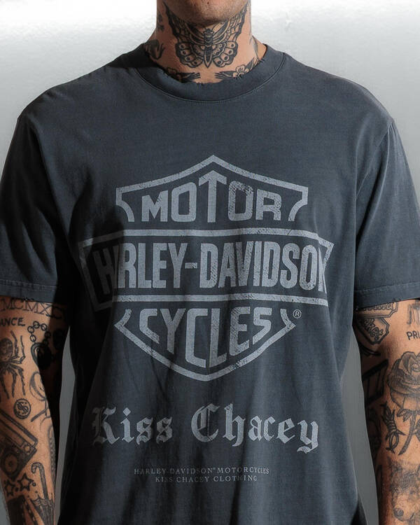 Kiss Chacey Harley-Davidson Downshift Relaxed T-Shirt for Mens