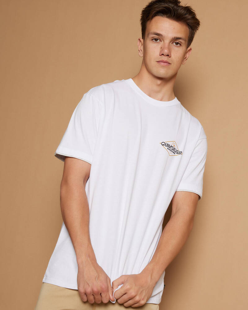 Quiksilver Omni Sign Tipper T-Shirt for Mens