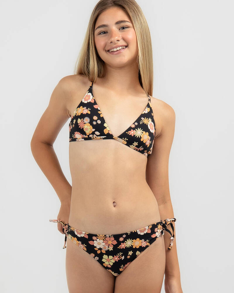 Kaiami Girls' Ember Triangle Bikini Set for Womens