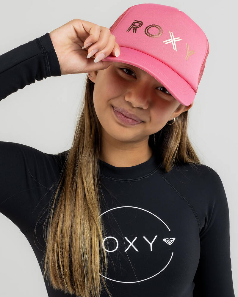 Roxy Girls' Reggae Town Trucker Cap for Womens