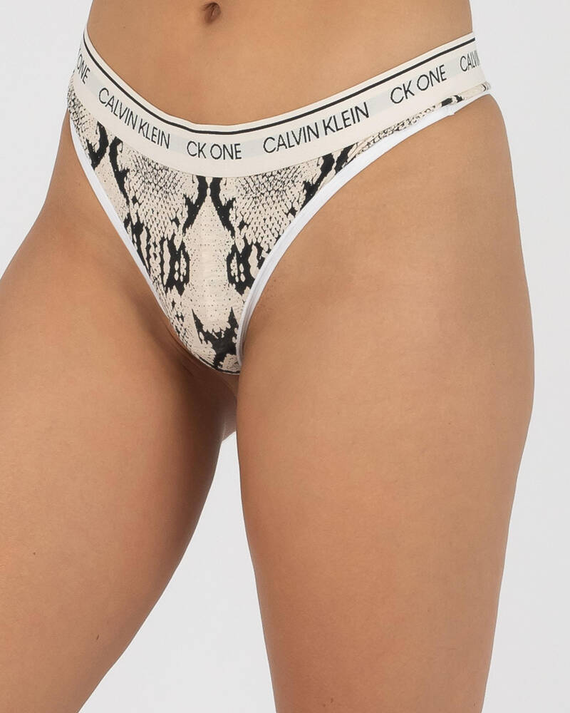 Calvin Klein CK One Thong for Womens