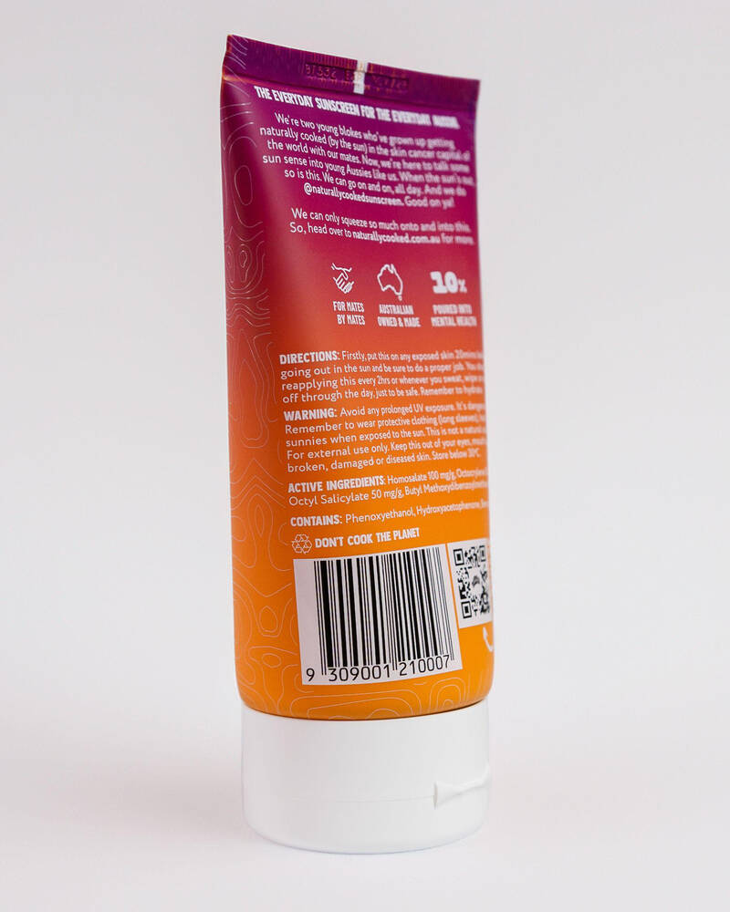 Naturally Cooked SPF 50+ 150mL Sunscreen Lotion for Mens