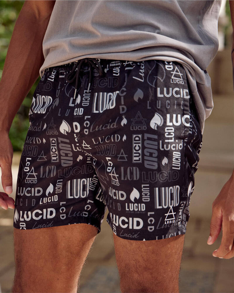 Lucid Distinct Elastic Waist Shorts for Mens