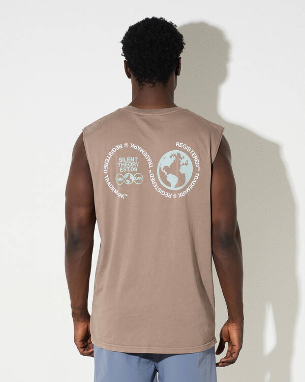 Silent Theory Registered Muscle Tank for Mens