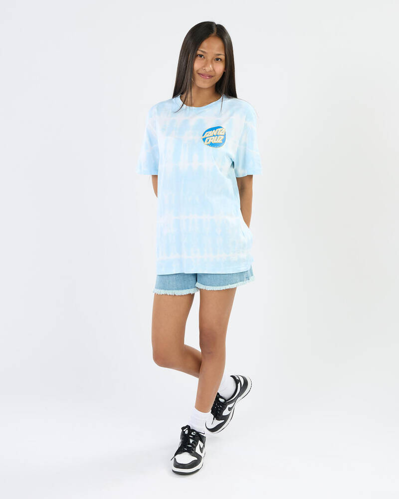 Santa Cruz Girls' Other Dot Oversized T-Shirt for Womens