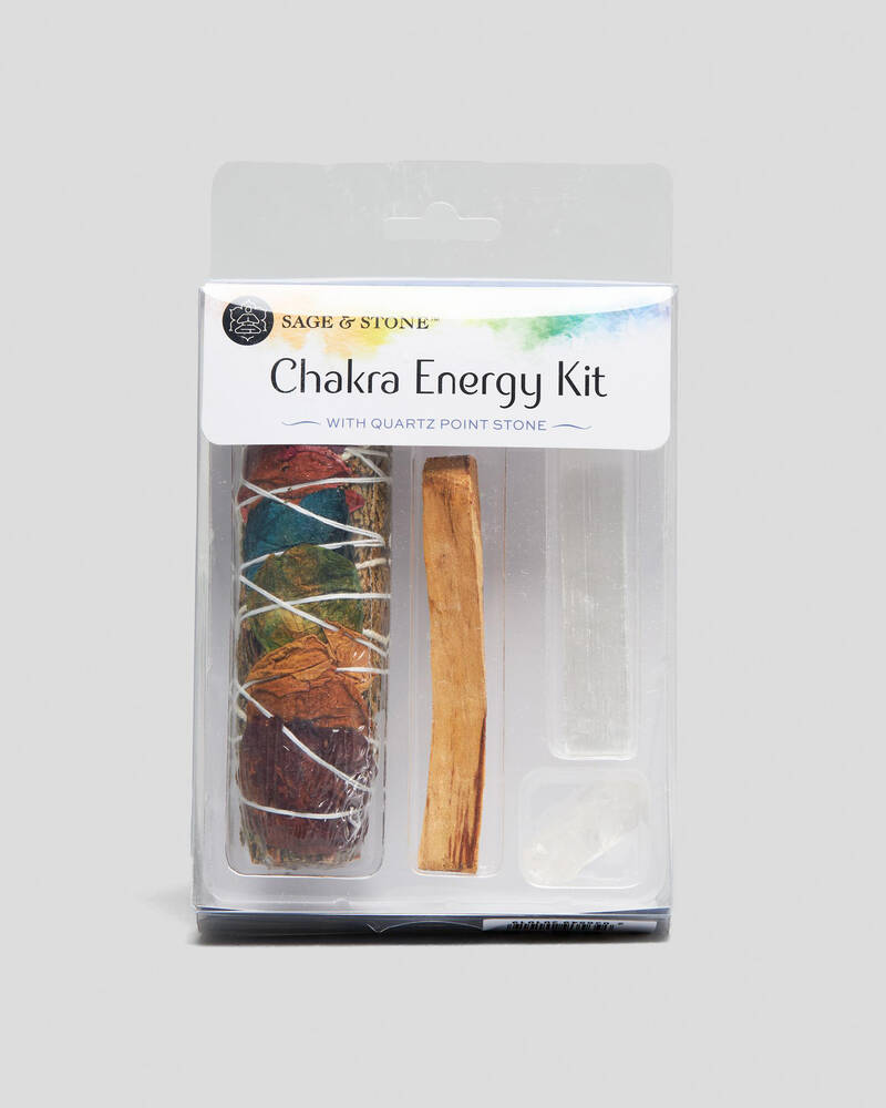 Get It Now Sage & Stone Chakra Energy Kit for Unisex