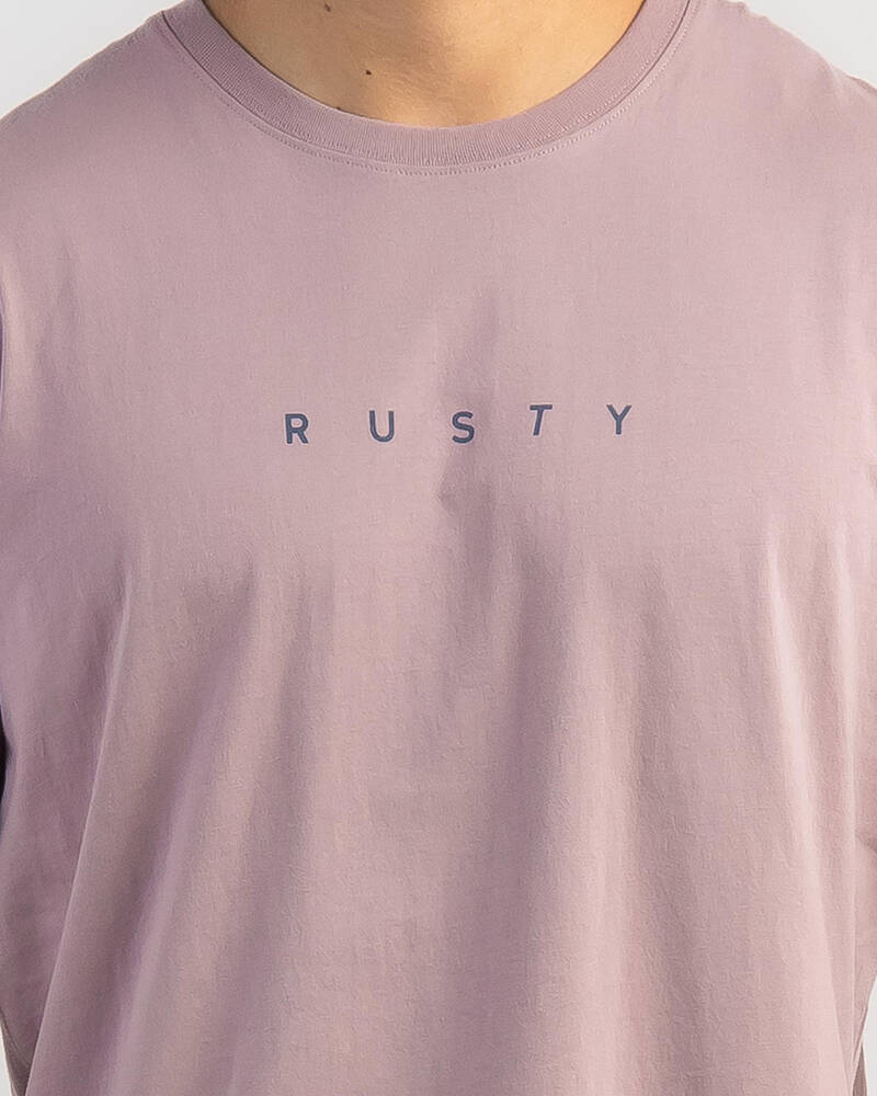 Rusty Short Cut T-Shirt for Mens