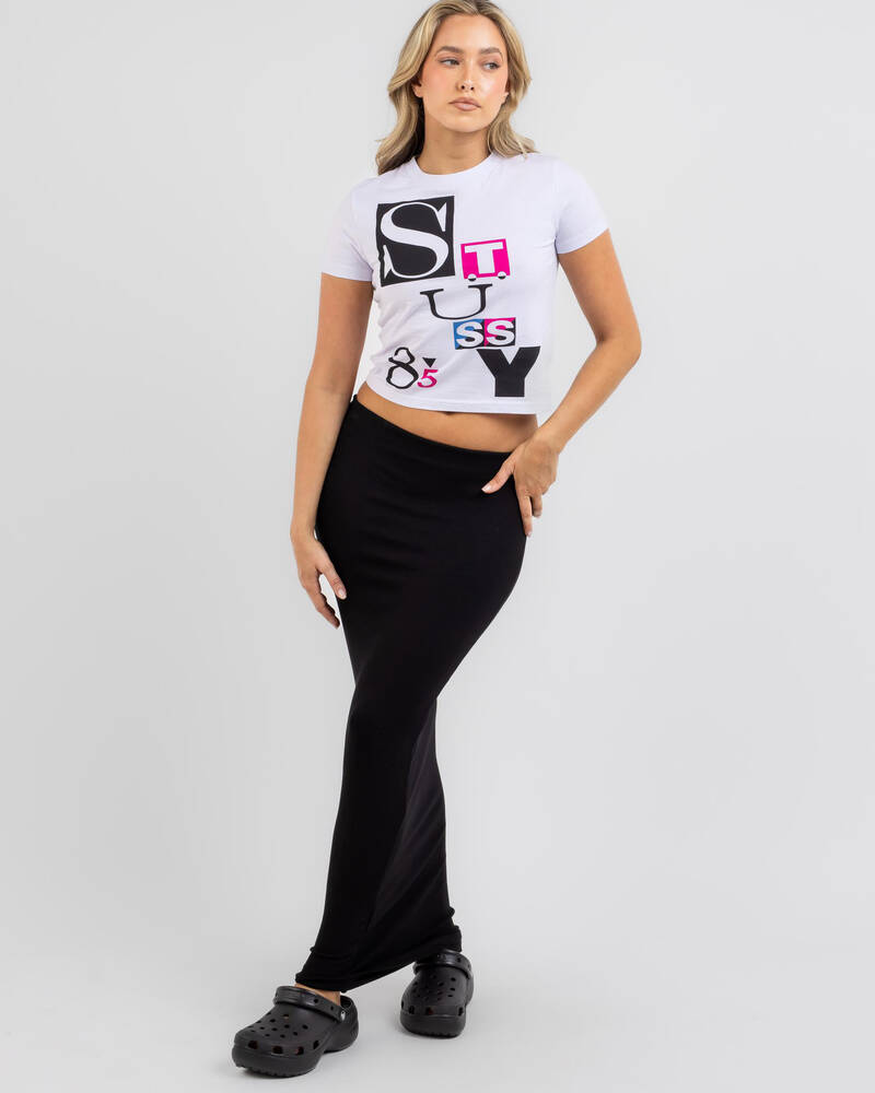 Stussy Jorge Slim T-Shirt for Womens