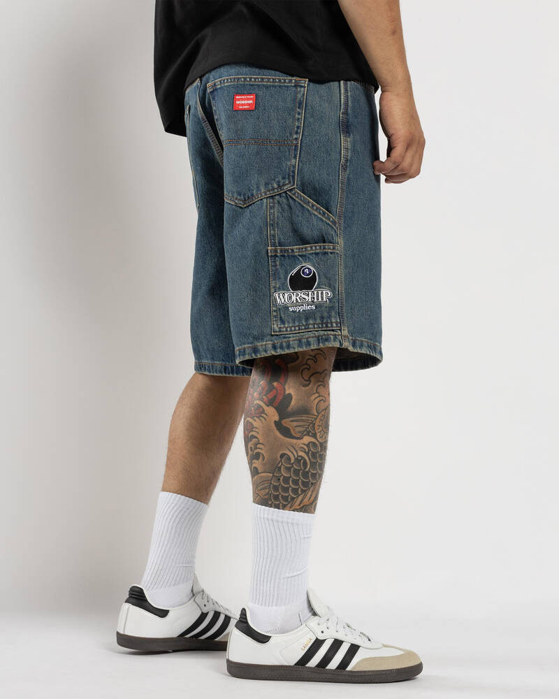 Worship Supplies Try Again Carpenter Shorts for Mens