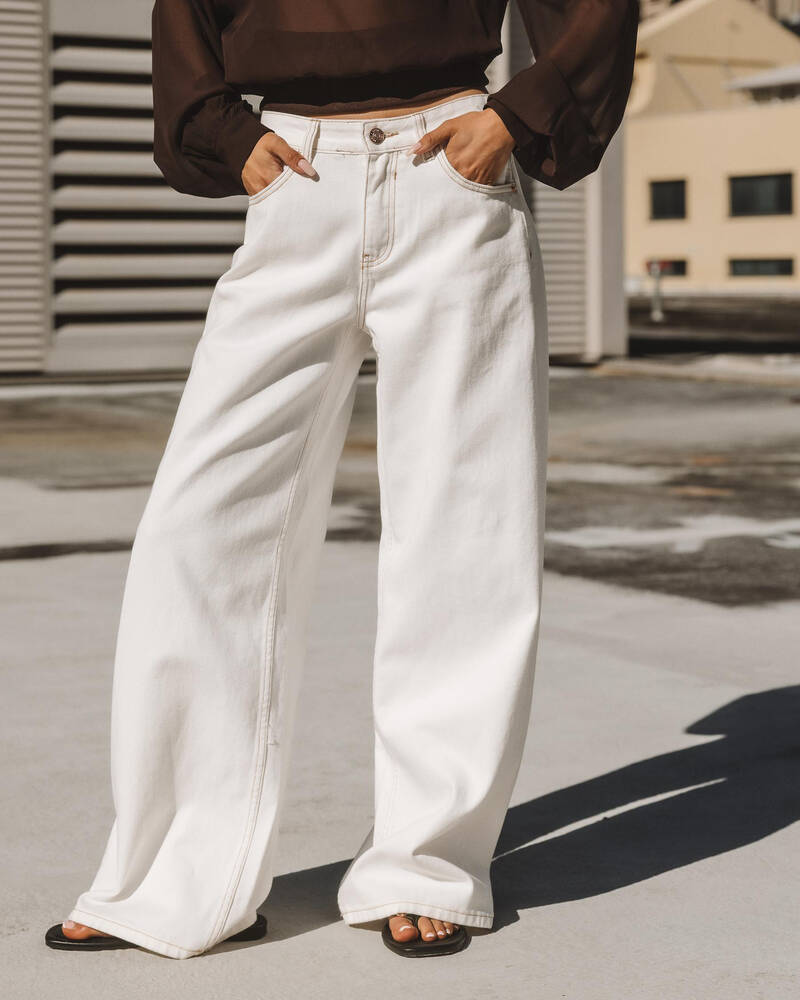 DESU Soho Wide Leg Jeans for Womens