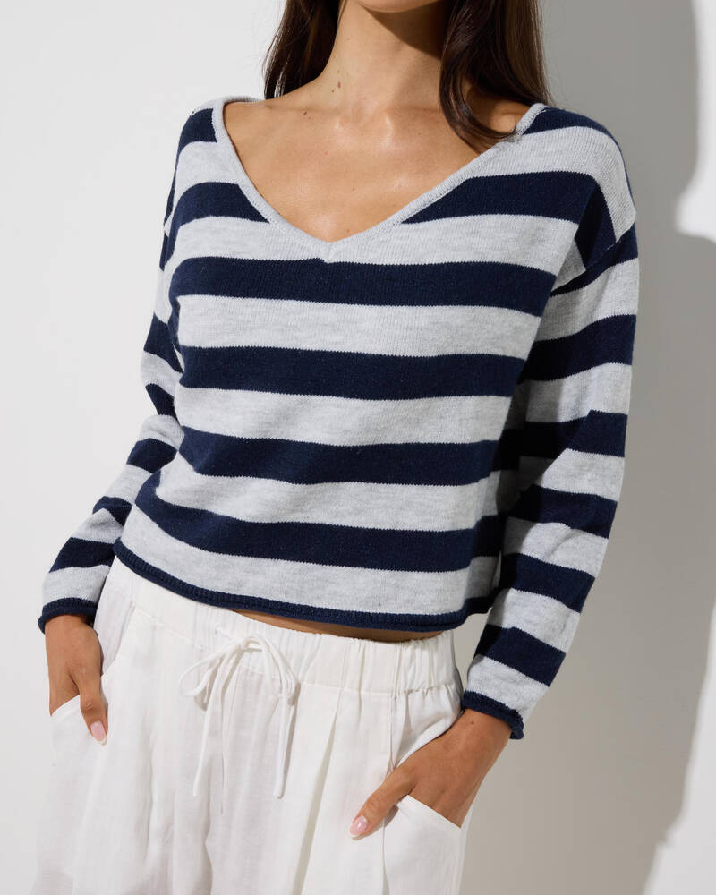 Mooloola Daphne V Neck Knit for Womens