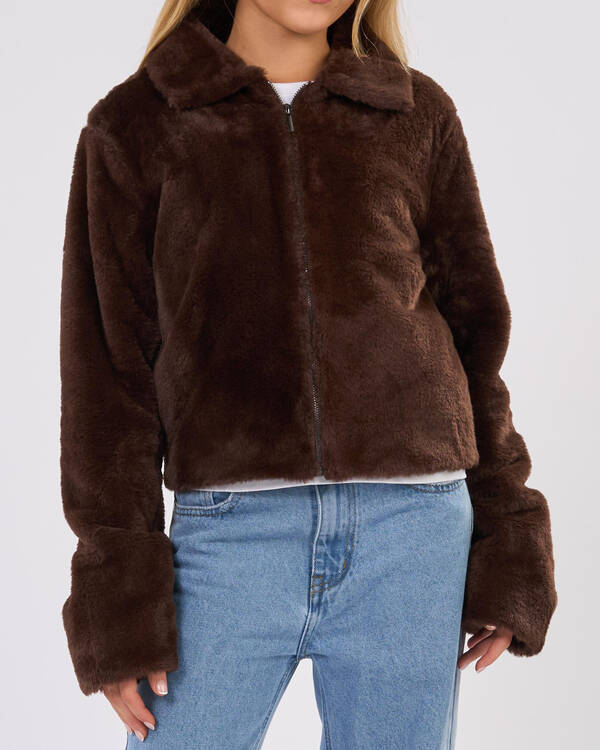 Ava And Ever Girls' Tilly Faux Fur Jacket for Womens