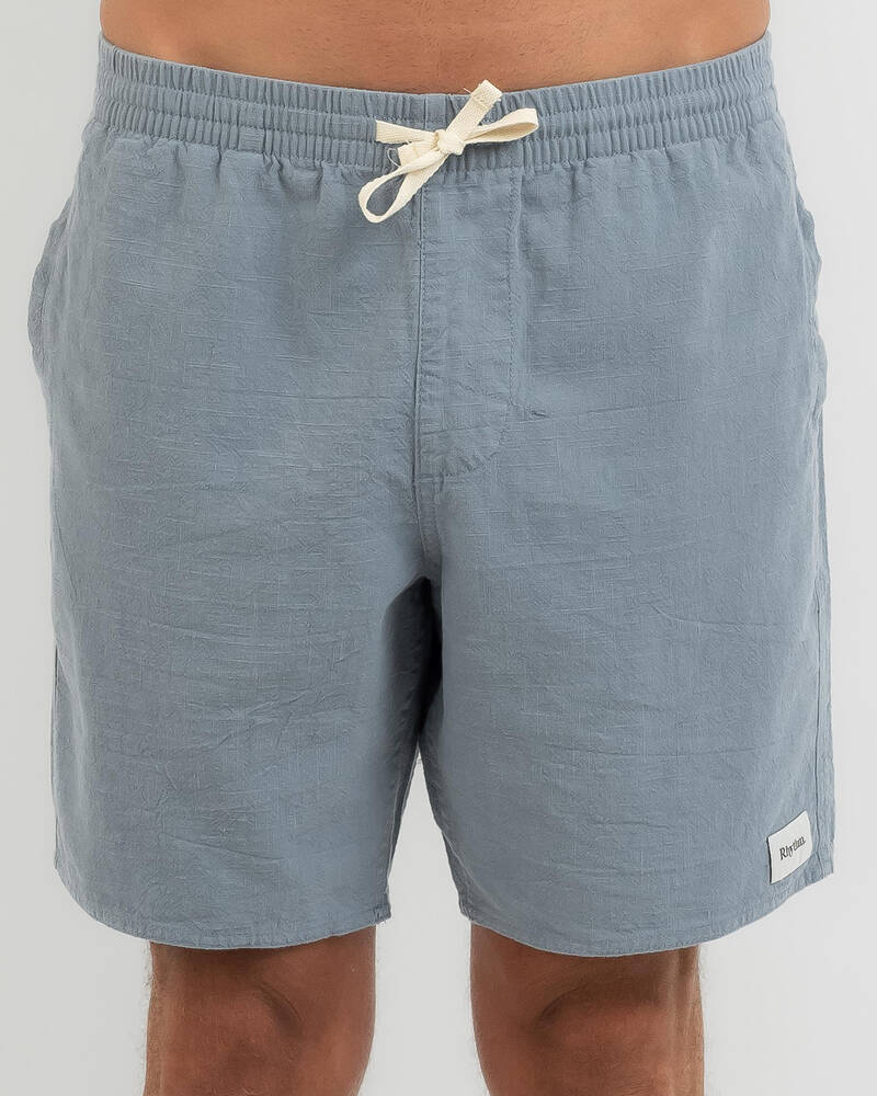 Rhythm Textured Linen Jam Shorts for Mens