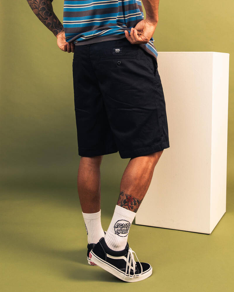Vans Authentic Relaxed Chino Shorts In Black City Beach Australia