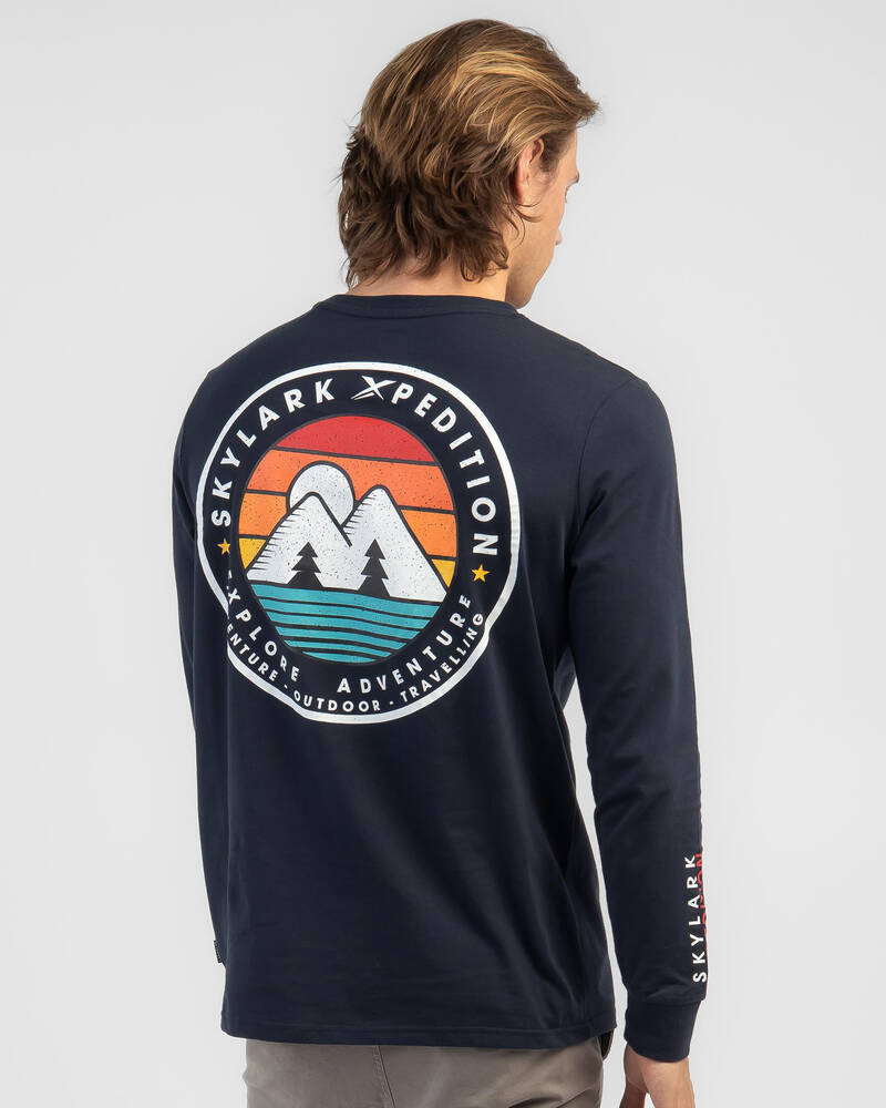 Skylark Mountainous Long Sleeve T-Shirt for Mens