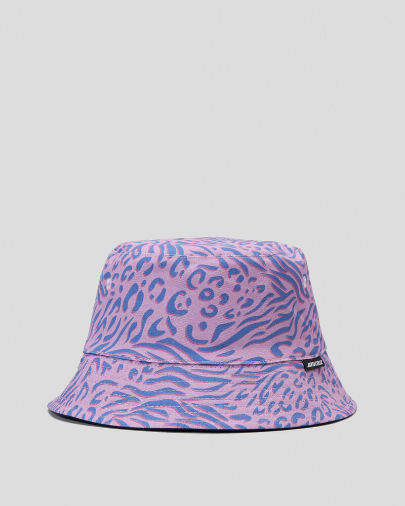 Santa Cruz Girls' Zebra Marble Dot Bucket Hat for Womens